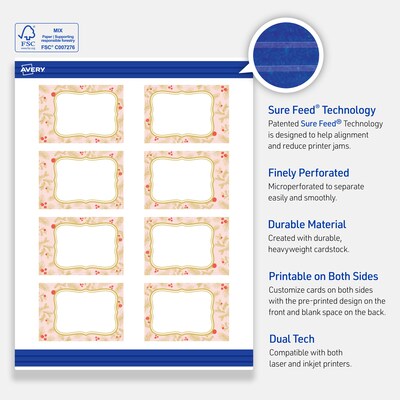 Avery  3" Blank Price & Merchandise Tags, White, 80/Carton (S00-FGD-PRMWT10)