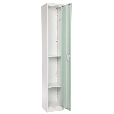 AdirOffice 72"H Single Tier Misty Green Storage Locker (ADI629-201-MGRN-DL)