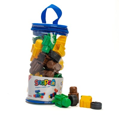Snapo Jr. Building Blocks Dinosaur Creator Kit, 40 Pieces/Set (SNP3240D)