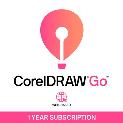 CorelDRAW Go 365-Day Subscription for Windows, macOS, 1 User, Download (CORK1Z800V253