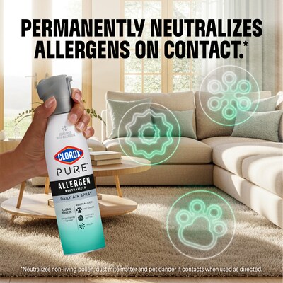 Clorox PURE Allergen Neutralizer Spray, Clean Breeze Scent, 8 oz. (60752)