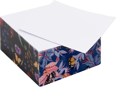 Pukka Pad Bloom Memo Block, 3.15 x 3.15, Multicolor, 500 Sheets/Pad, 2 Pads/Pack (9514-BLM)