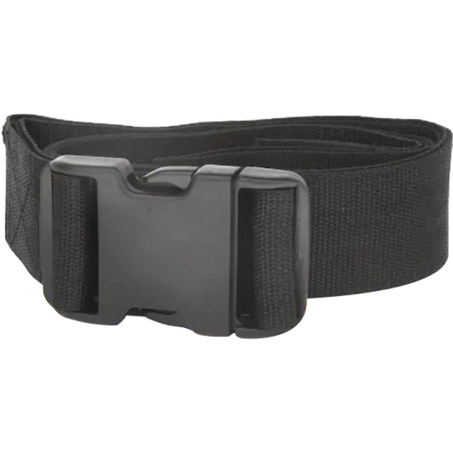 Kemp Nylon 1-Piece Spine Board Strap, Adjustable, 3/Pack (10-301-BLK)