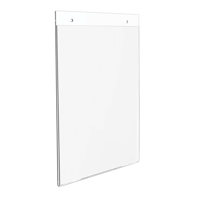 Deflect-O Image Document Holder, 8.5 x 11, Vertical, Wall Mounted, Clear Plastic (DEF68201)
