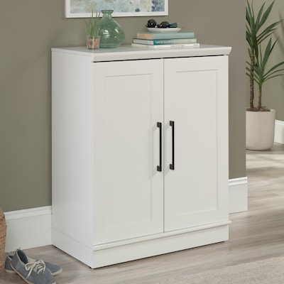 Sauder HomePlus 37H Storage Cabinet with 2 Shelves, White (438284)