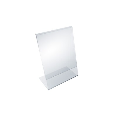 Azar Sign Holders, 4 x 6, Vertical, Clear Acrylic, 10/Pack (112726)