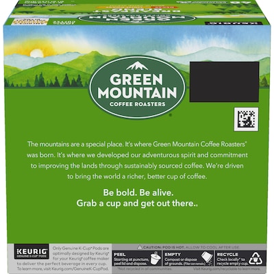 Green Mountain Breakfast Blend Decaf Coffee Keurig® K-Cup® Pods, Light Roast, 48/Box (5000355634)