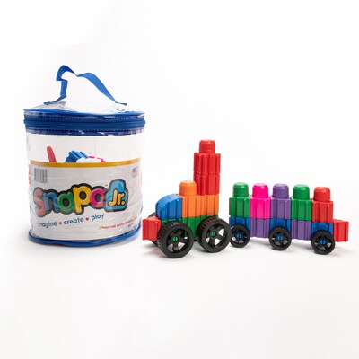 Snapo Jr. Building Blocks Advanced Builder's Kit, 80 Pieces/Set (SNP3280)