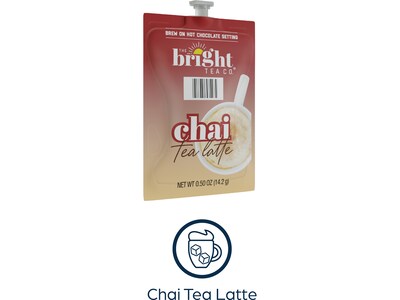 Bright Tea Chai Tea Latte, Flavia Freshpacks, 36/Carton (48142)