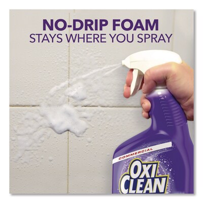 OxiClean + Bleach Mold and Mildew Bathroom Stain Remover, Citrus Scent, 30 oz., 8/Carton (57037-30000)