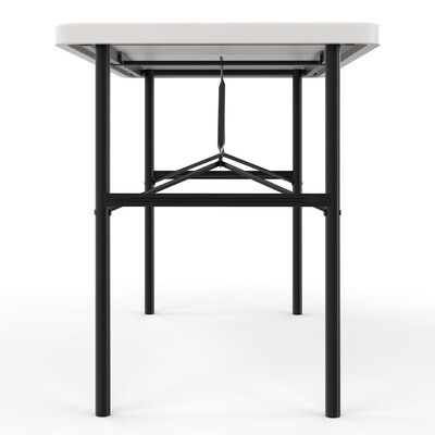 Quill Brand® Folding Table, 48"L x 24"W, Gray Granite (79203/54406)