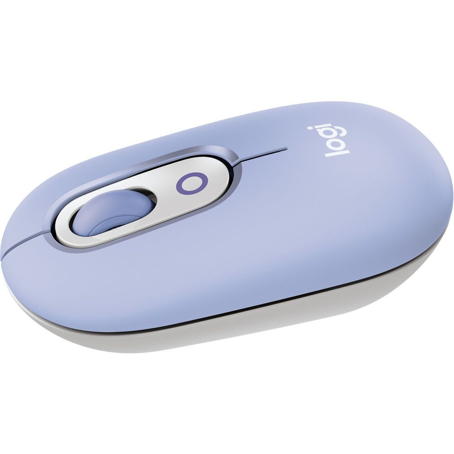 Logitech POP Wireless Ambidextrous Optical Mouse, Lilac (910-007410)
