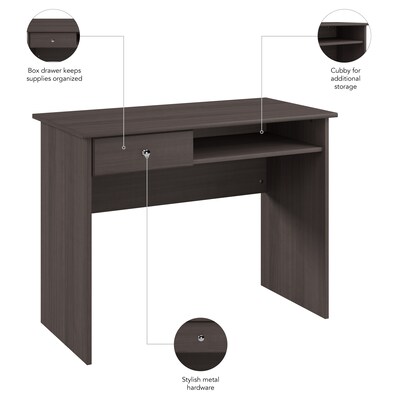 Bush Furniture Cabot 40"W Writing Desk, Heather Gray (WC31740)