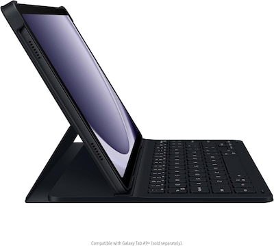 Samsung 11" Book Cover Keyboard Slim for Galaxy Tab A9+, Black (EF-DX211UBEGUJ)