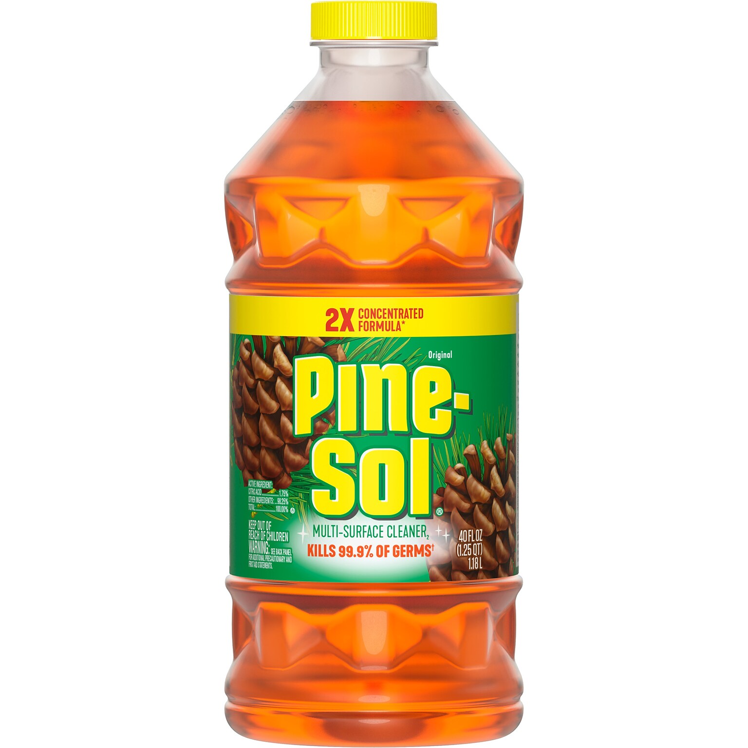 Pine-Sol Disinfecting Multi-Surface Cleaner, Original Pine Scent, 40 fl. oz. (60164)