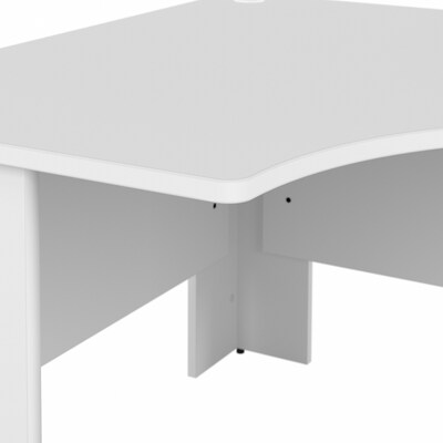 Bush Business Furniture Studio A 48"W Corner Computer Desk, White (SDD148WH)