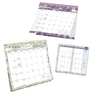 2027 BrownTrout House of Turnowsky Blissful Blossom 14.25" x 13" Monthly Calendar, Assorted Colors (9798330716265)