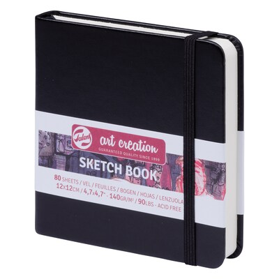 Talens Art Creation 4.7 x 4.7 Sketch Book, 80 Sheets/Book, 5/Bundle (TLN9314004M-5)