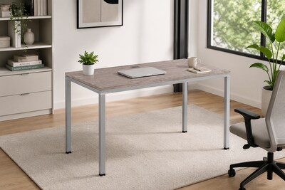 Boss Office Products Simple System 60W Desk, Driftwood (SGSD001-101)