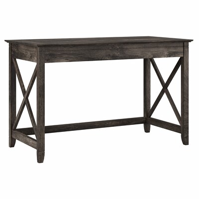 Bush Furniture Key West 48W Writing Desk, Dark Gray Hickory (KWD148GH-03)