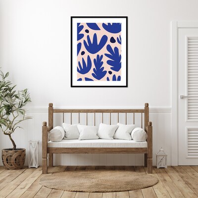 Amanti Art Bluebell Poster by Urban Road Wood Framed Wall Art Print, 33 x 41 (A42675529135)