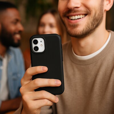 SaharaCase Venture Series MagSafe Compatible Phone Case for iPhone 17, Shock Absorbing, Scorpion Black (CP00917)