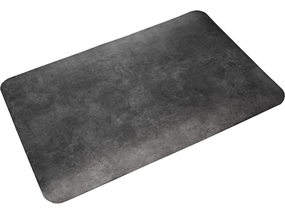 Crown Mats Workers-Delight Slate Anti-Fatigue Mat, 24 x 36, Dark Gray (WX 1223DG)