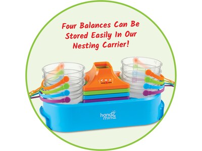 hand2mind Nestable Pan Balances, 4/Set (93405)