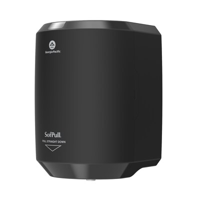 SofPull Centerpull Junior Capacity Paper Towel Dispenser by GP PRO, Black (58008B)