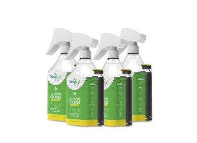Simpleaf Clean All-Purpose Cleaner, Tropical Fresh, 24 oz., 4/Carton (S-APBL04-24-TF)
