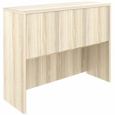 Lorell Essentials 60"W 3-Door Stack-On Hutch, Modern Elm (LLR66318)