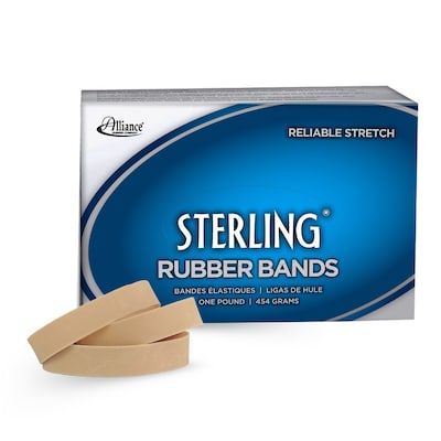 Alliance Sterling Multi-Purpose #84 Rubber Bands, 3-1/2 x 1/2, 210/Pack (24845)