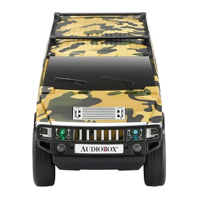 Audiobox SoundRides Wireless Bluetooth SUV-Style Speaker with WaveSync & Lights, Camouflage (TRK-2009CAMO)
