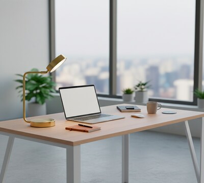 Adesso Amari LED Desk Lamp, 12H, Antique Brass (2617-21)