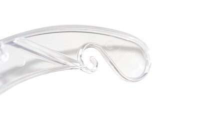 Nahanco 17" Plastic Heavy Weight Dress Hanger, Clear, 100/Pack (500)