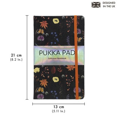Pukka Pad Bloom Subject Notebooks, Narrow Ruled, White, 3/Pack (PUK9492BLM)
