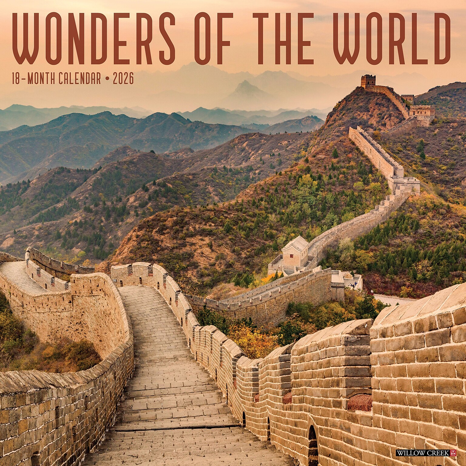2026 Willow Creek Wonders of the World 12 x 12 Monthly Wall Calendar (53324X)