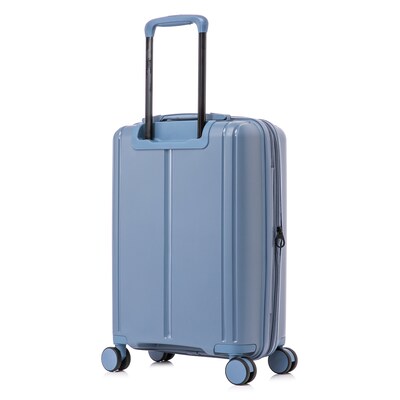DUKAP Airley 21.85" Hardside Suitcase, 4-Wheeled Spinner, TSA Checkpoint Friendly, Blue (DKAIR00S-BLU)