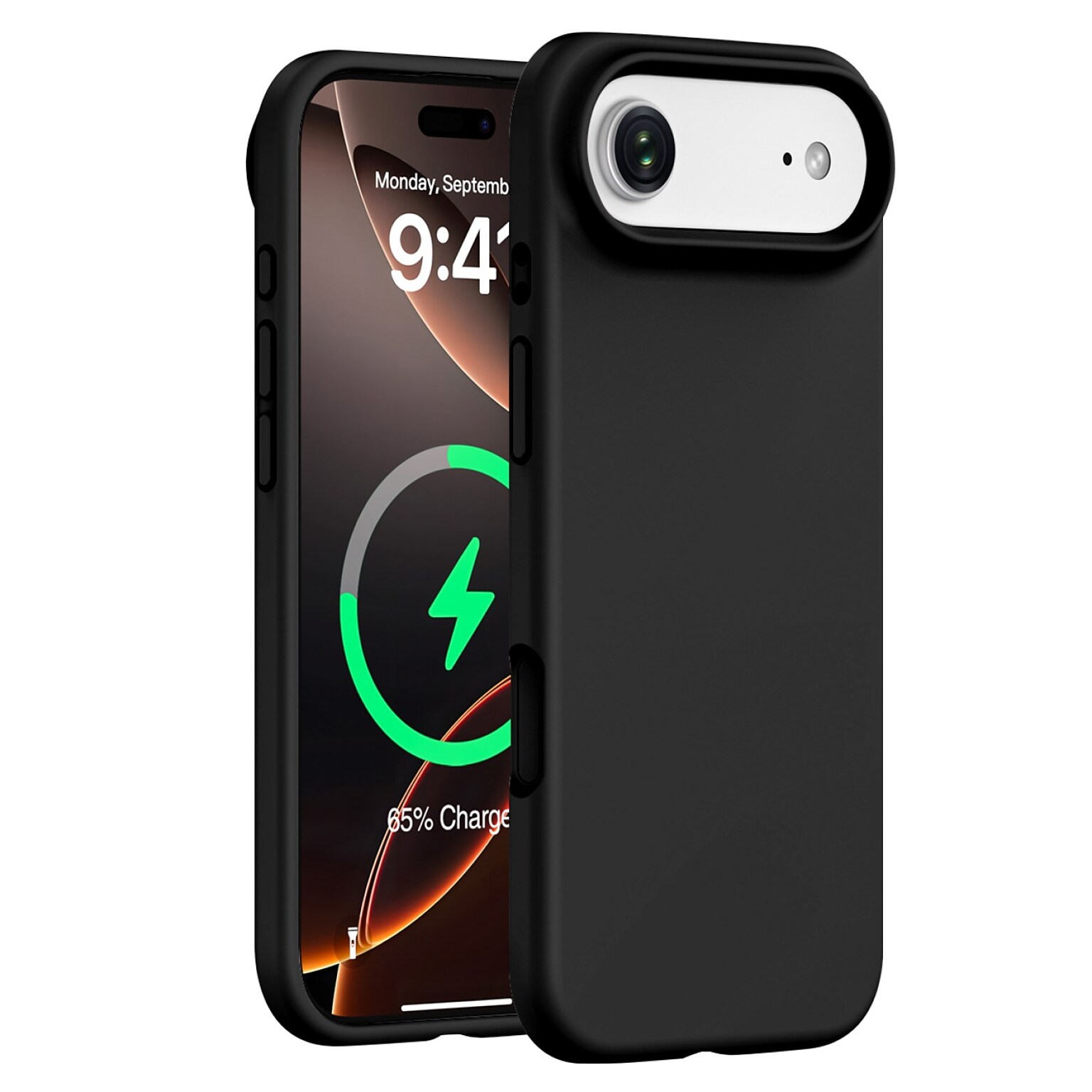 SaharaCase Venture Series MagSafe Phone Case for iPhone 17 Air, Shock Absorbing, Scorpion Black (CP00944)
