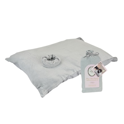 Terry Pillowcase & Scrunchie Set