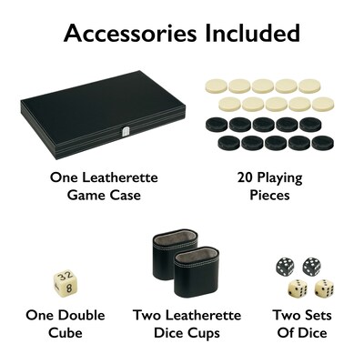 Mainstreet Classics Classic 18" Backgammon Set (55-0919)