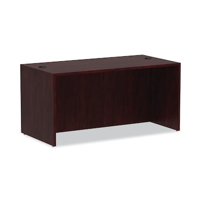Alera™ Valencia Series Executive Suites in Mahogany, Straight Front Desk Shells, 60W