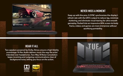 ASUS TUF A15 15.6" FHD 144Hz Gaming Laptop, NVIDIA GeForce RTX 4060, AMD Ryzen 5 7535HS, 16GB RAM, 512GB SSD, Windows 11