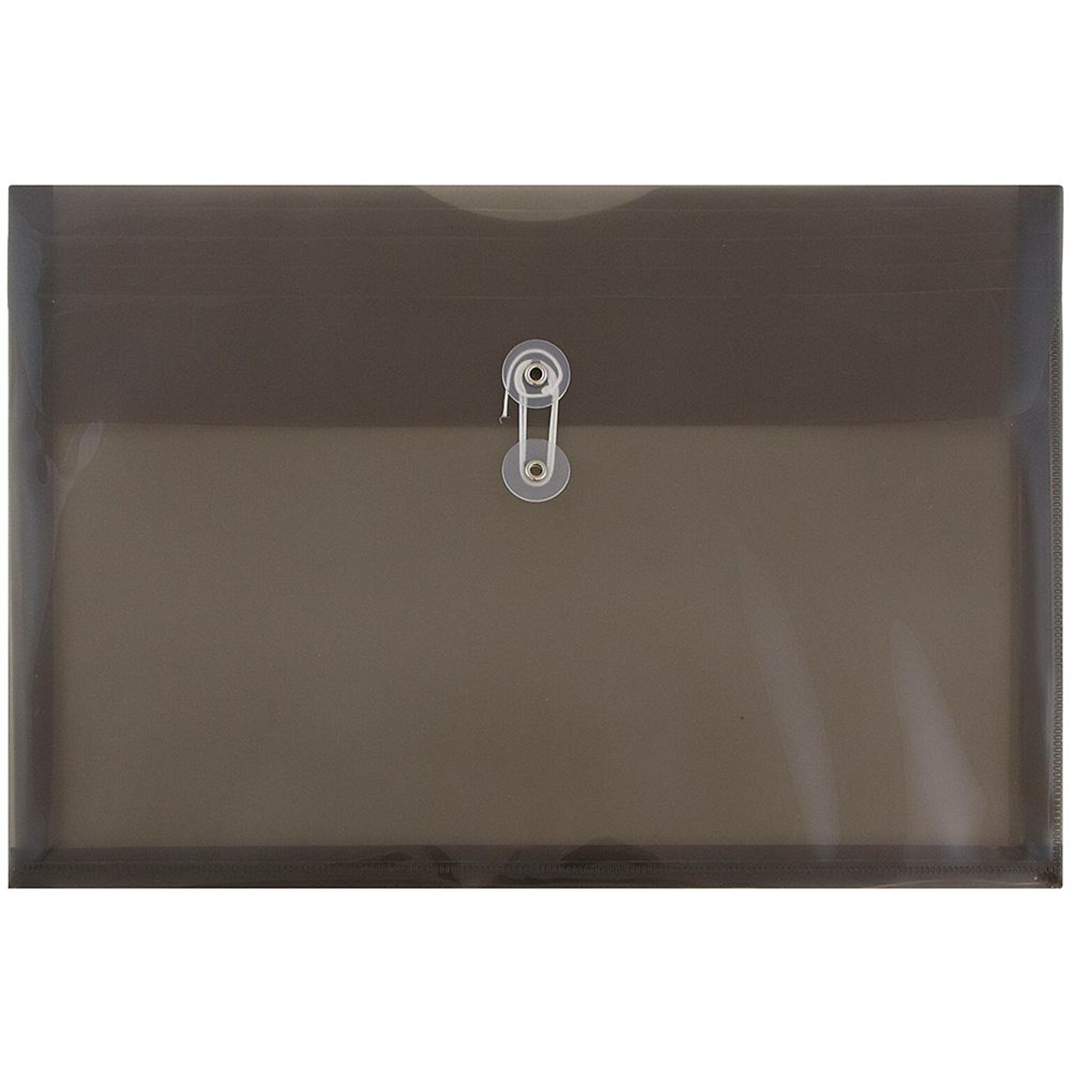 JAM Paper Premium Plastic Document File, Legal, Gray, 3/Pack (219B1SMX3)