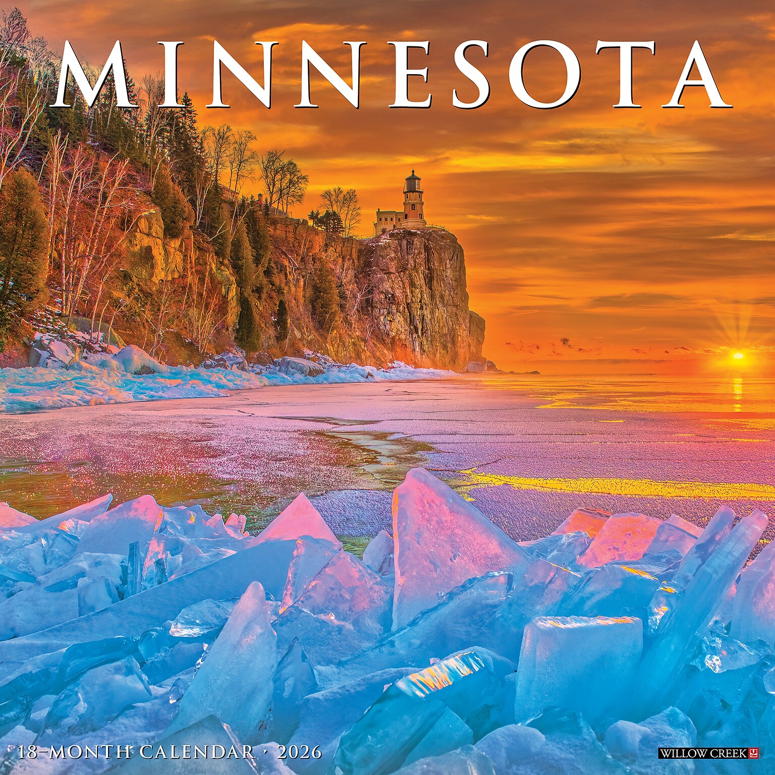 2026 Willow Creek Minnesota 12 x 12 Monthly Wall Calendar (51948)