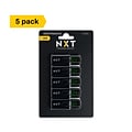 NXT Technologies™ 8GB USB 2.0 Type-A Flash Drive, Black, 5/Pack (NX61133)