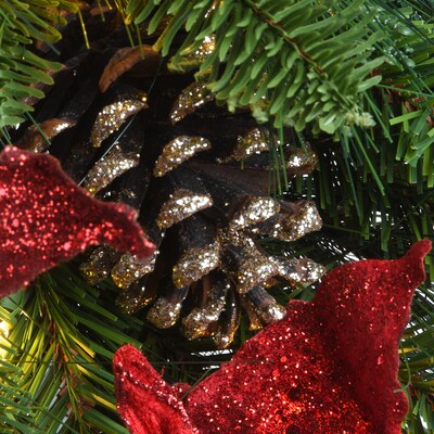 National Tree Company 9' Decorative Collection Garland with Clear Lights (DC3-355-9B)