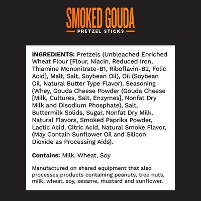 Pop Daddy Smoked Gouda Pretzel Sticks, 45 oz., 15/Pack (220-02548)