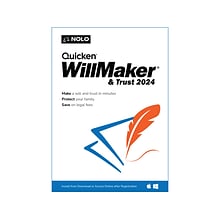 Quicken WillMaker & Trust 2024 for 1 User, Windows/macOS, Download (ESD-WMM4)