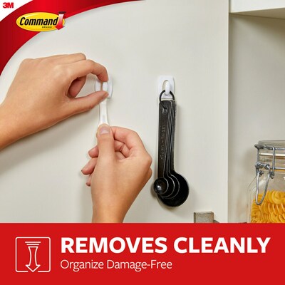 Command Damage Free Mini Hook, 0.5 lb, Clear, 18/Pack (17006CLR-18ES)
